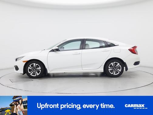 White 2016 Honda Civic LX