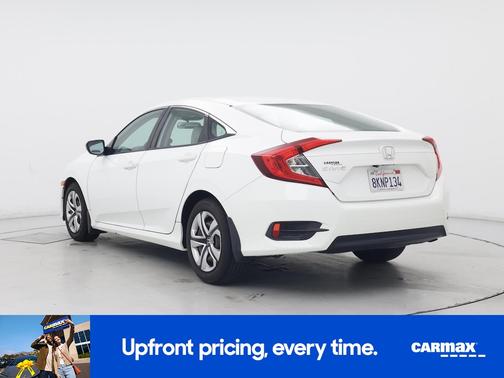 White 2016 Honda Civic LX