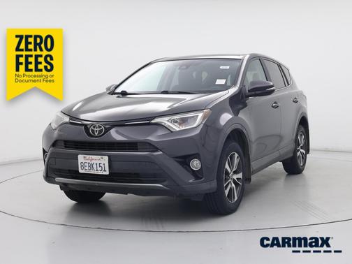 Gray 2018 Toyota RAV4 XLE