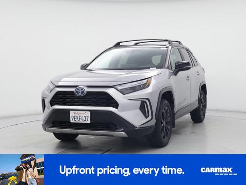 Silver 2023 Toyota RAV4 Hybrid XSE