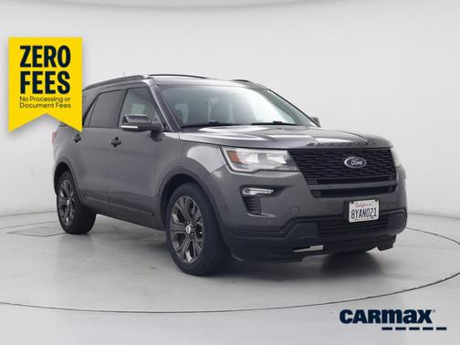 Gray 2018 Ford Explorer Sport