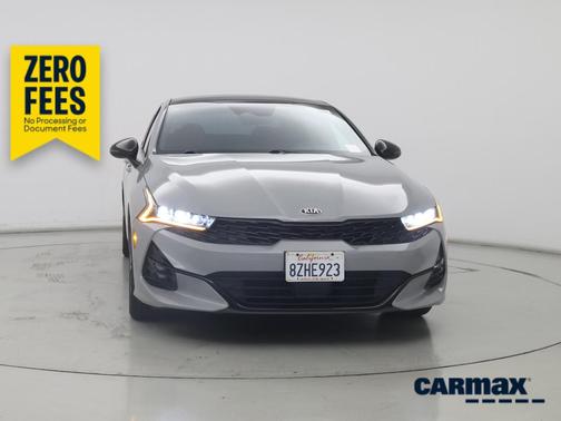 Gray 2021 Kia K5 GT-Line