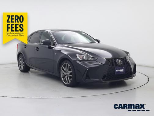 Black 2017 Lexus IS 200t F-Sport