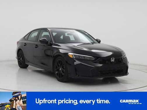 Black 2025 Honda Civic Sport