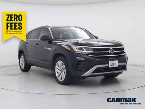 Black 2022 Volkswagen Atlas Cross Sport SE w/Tech