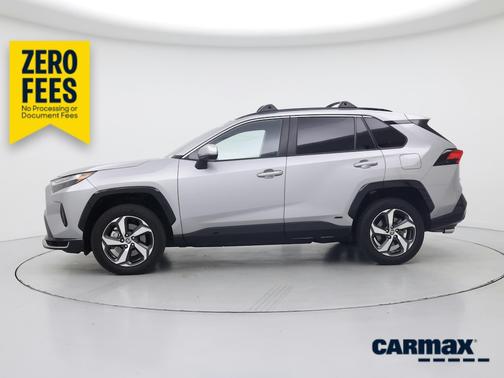 Silver 2025 Toyota RAV4 Plug-In Hybrid SE