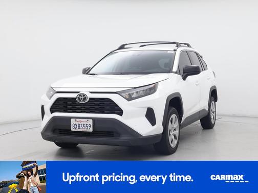 White 2021 Toyota RAV4 LE