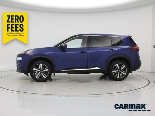Blue 2021 Nissan Rogue SL