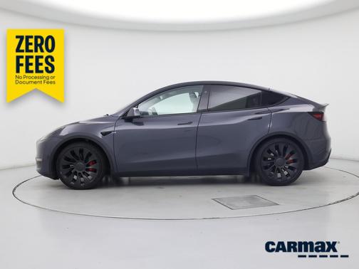 Gray 2023 Tesla Model Y Performance