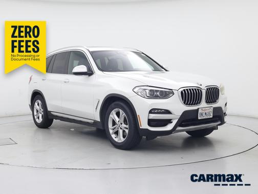 White 2020 BMW X3 sDrive30i