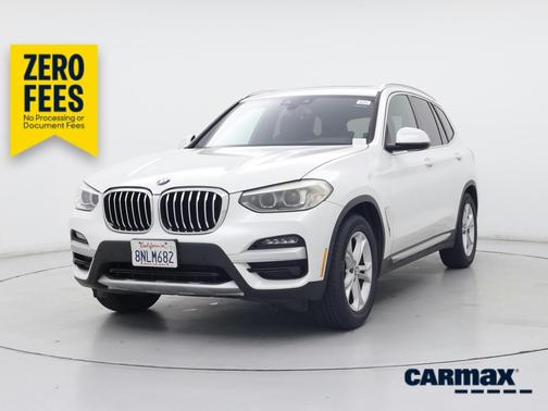 White 2020 BMW X3 sDrive30i
