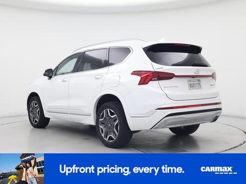 White 2021 Hyundai SANTA FE Calligraphy