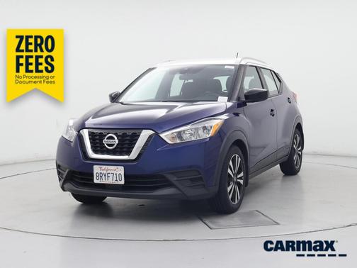 Blue 2020 Nissan Kicks SV