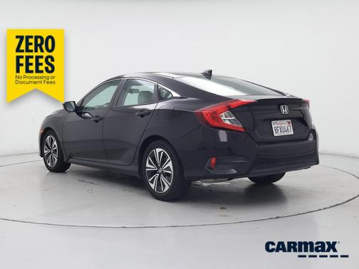 Black 2018 Honda Civic EX-T