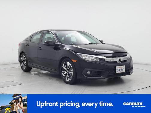 Black 2018 Honda Civic EX-T