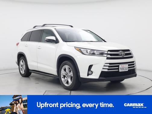White 2018 Toyota Highlander Limited