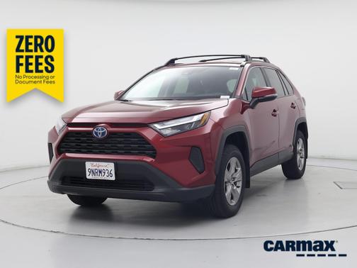 Red 2024 Toyota RAV4 Hybrid XLE