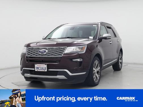 Burgundy 2019 Ford Explorer Platinum