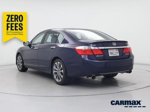 Blue 2015 Honda Accord Sport