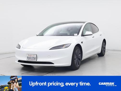 White 2025 Tesla Model 3 Long Range