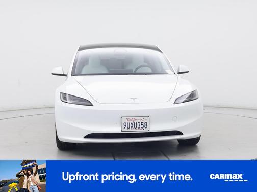 White 2025 Tesla Model 3 Long Range