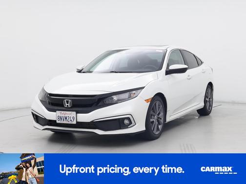 White 2020 Honda Civic EX