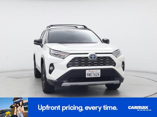 White 2021 Toyota RAV4 Hybrid XSE