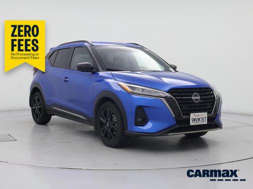 Blue 2024 Nissan Kicks SR