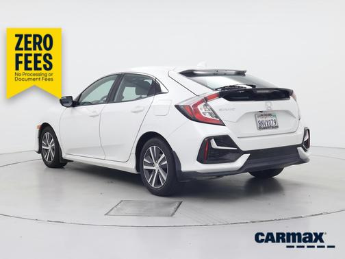 White 2020 Honda Civic LX