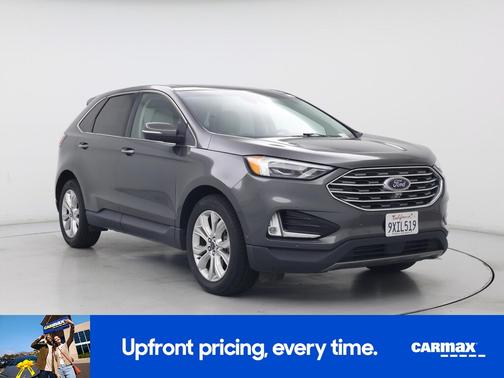 Black 2020 Ford Edge Titanium