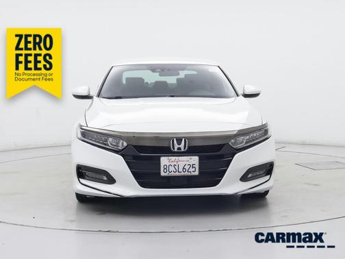 White 2018 Honda Accord Sport