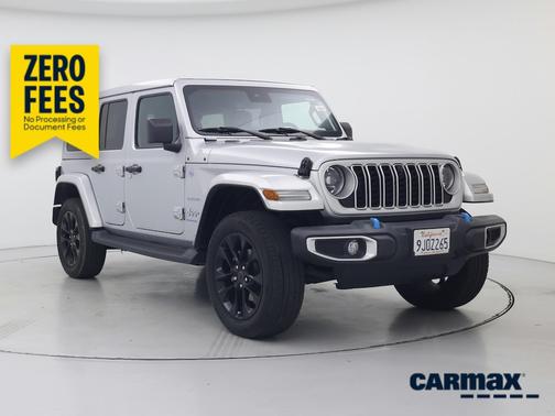 Silver 2024 Jeep Wrangler 4xe Sahara