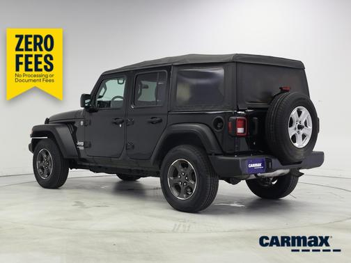 Black 2018 Jeep Wrangler Unlimited Sport S