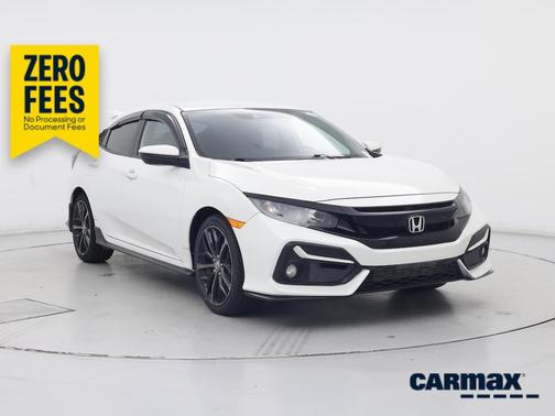 White 2021 Honda Civic Sport