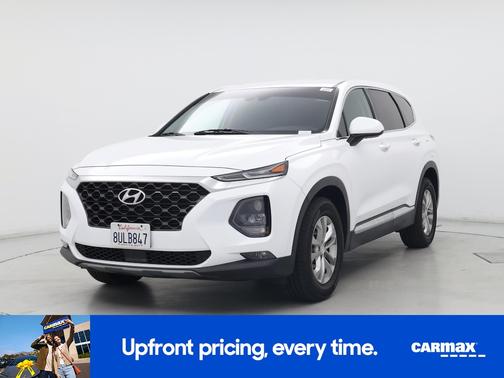 White 2020 Hyundai SANTA FE SEL