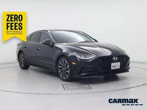 Black 2020 Hyundai SONATA SEL Plus