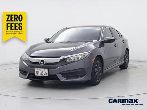 Gray 2016 Honda Civic LX