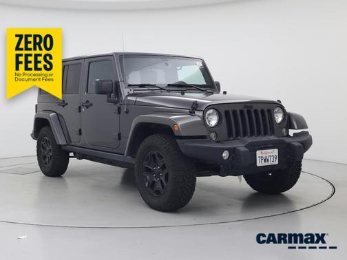 Gray 2016 Jeep Wrangler Unlimited Backcountry