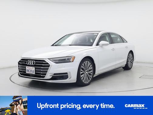 White 2019 Audi A8 L
