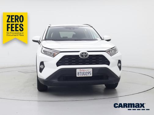White 2021 Toyota RAV4 XLE