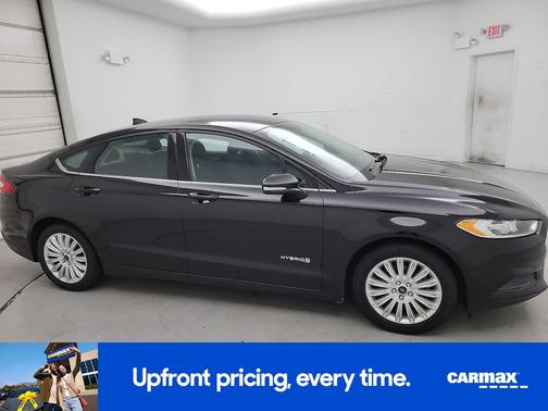 Black 2014 Ford Fusion Hybrid SE