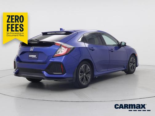 Blue 2017 Honda Civic EX