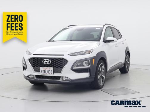 White 2020 Hyundai KONA Limited