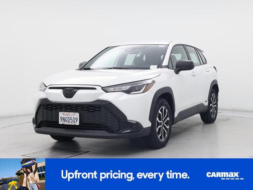White 2024 Toyota Corolla Cross Hybrid S