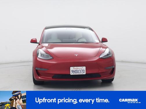 Red 2023 Tesla Model 3