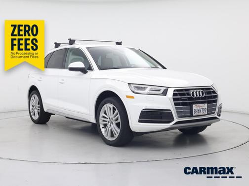 White 2019 Audi Q5 Premium Plus