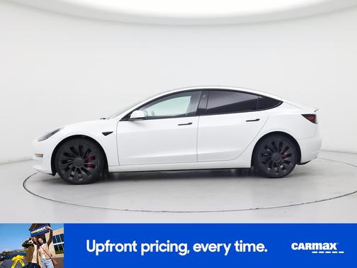 White 2022 Tesla Model 3 Performance