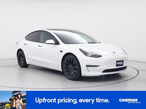 White 2022 Tesla Model 3 Performance