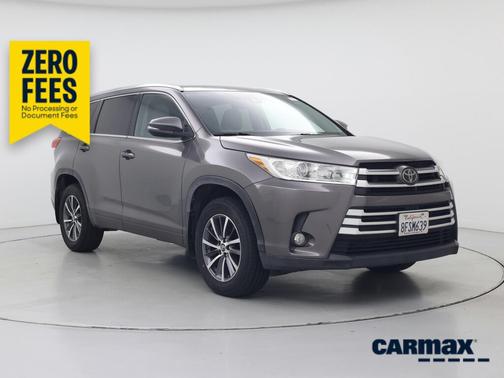 Gray 2018 Toyota Highlander XLE