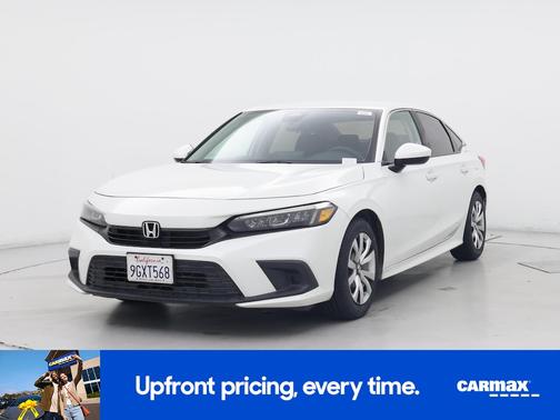 White 2023 Honda Civic LX
